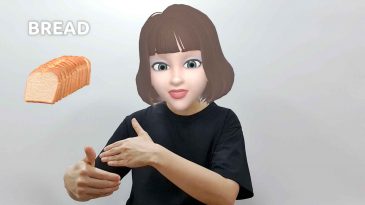 asl sign for bread