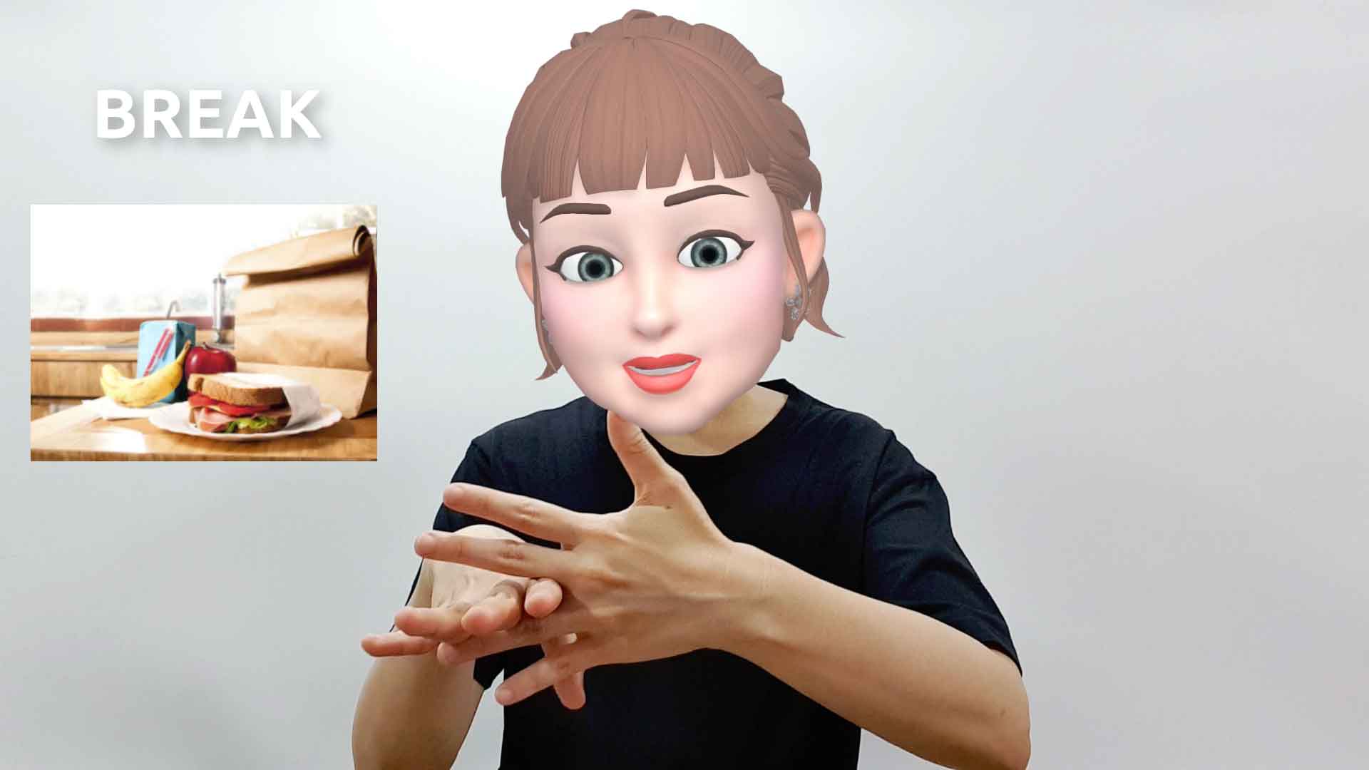 What is the American Sign Language ASL sign for break?