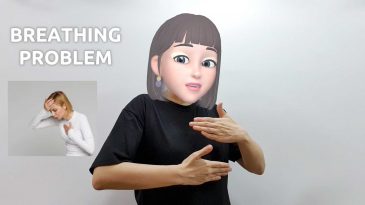 asl sign for breathing problem
