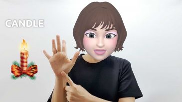 asl sign for candle