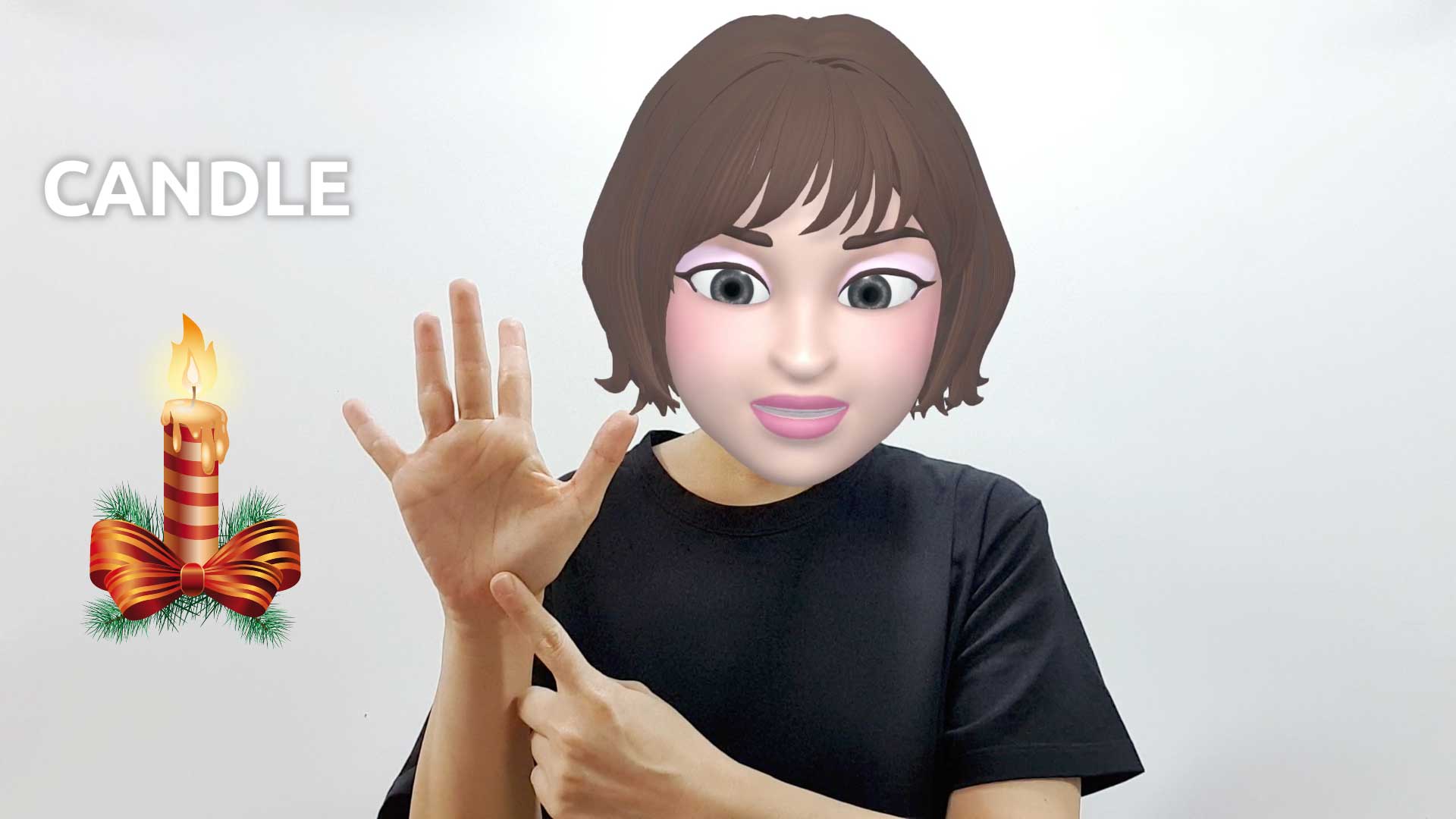 What is the American Sign Language ASL sign for candle?