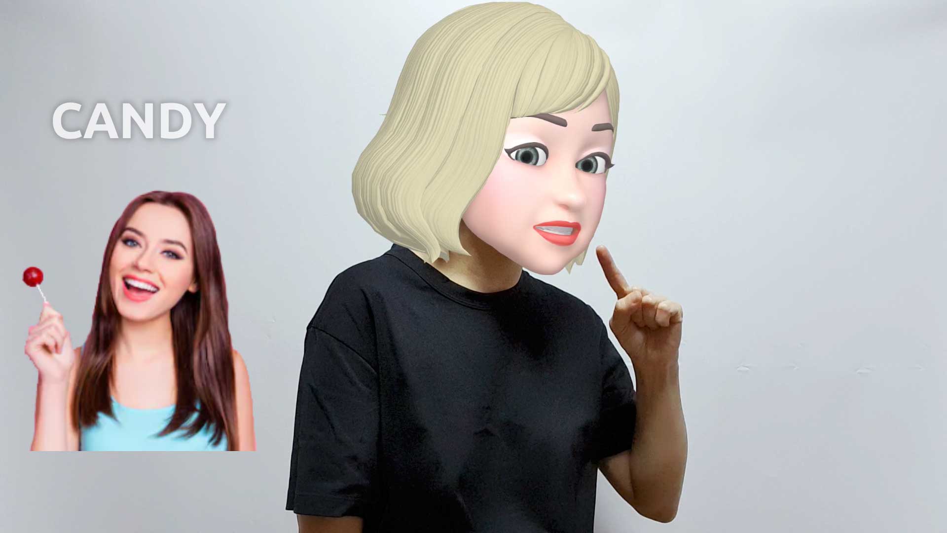 What is the American Sign Language ASL sign for candy?