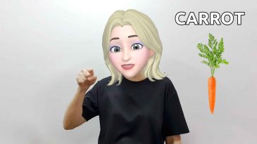 asl sign carrot