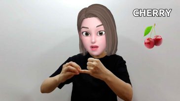 asl sign for cherry