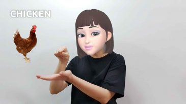 asl sign for chicken