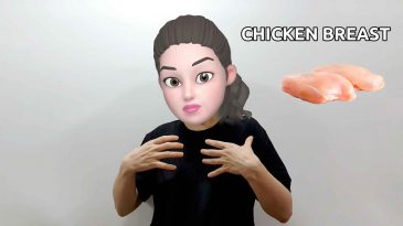 asl sign for chicken breast