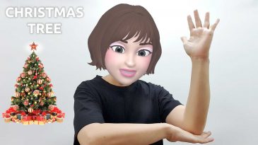 asl sign for christmas tree