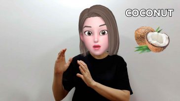 asl sign for coconut