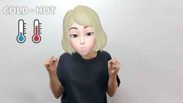 asl sign for cold and hot