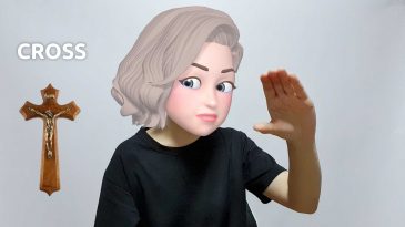 asl sign for cross