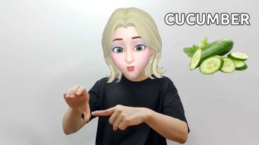 asl sign cucumber