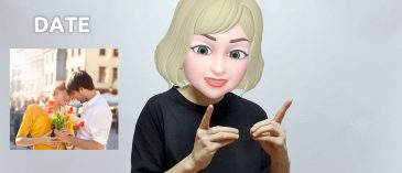 asl sign for date