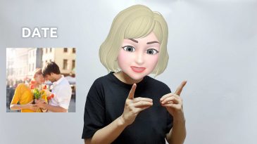 asl sign for date