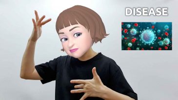 asl sign for disease