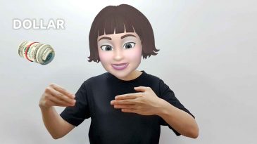 asl sign for dollar