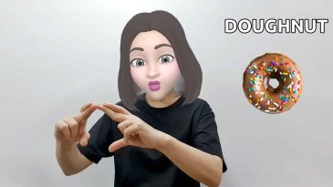 asl sign for doughnut