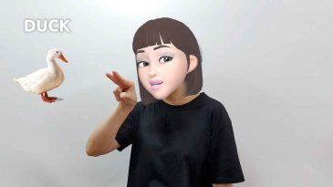 asl sign for duck