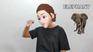 asl sign for elephant