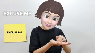 asl sign for excuse me