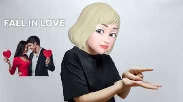 asl sign for fall in love