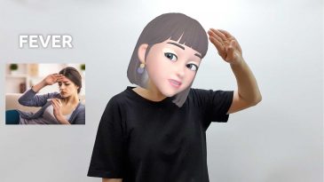 asl sign for fever