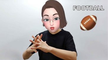 asl sign for football