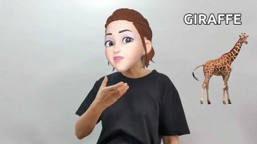 asl sign for giraffe
