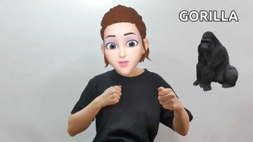 asl sign for gorilla