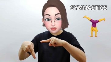 asl sign for gymnastics