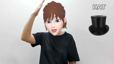 asl sign for hat