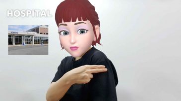 asl sign for hospital