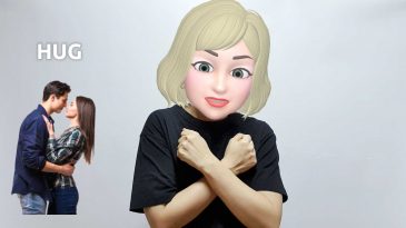 asl sign for hug