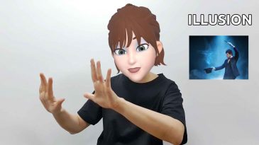 asl sign for illusion