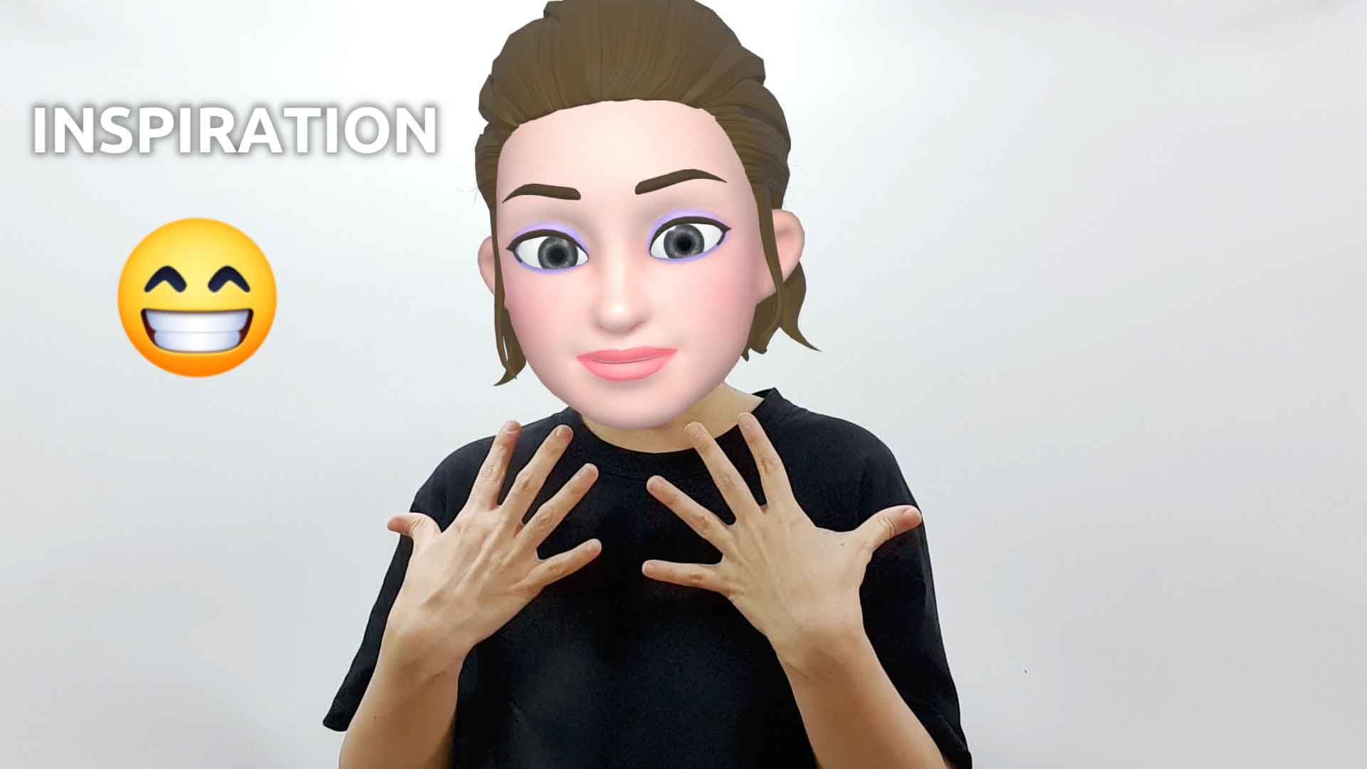 What is the American Sign Language ASL sign for inspiration?