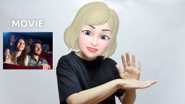 asl sign for movie