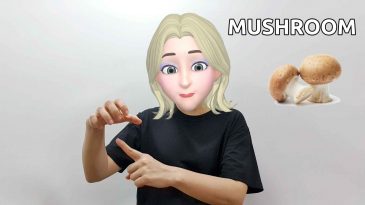 asl sign mushroom