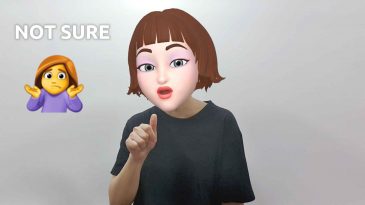 asl sign for not sure