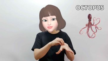 asl sign for octopus