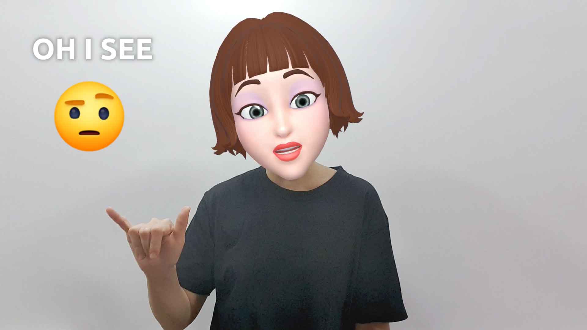 What is the American Sign Language ASL sign for Oh I See?