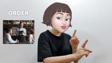 asl sign for order