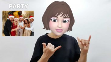 asl sign for party