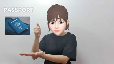 asl sign for passport