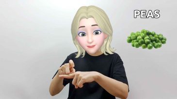 asl sign peas