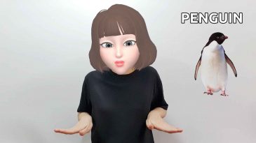 asl sign for penguin