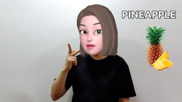asl sign for pineapple