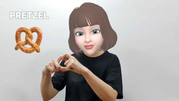 asl sign for pretzel