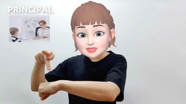 asl sign for principal