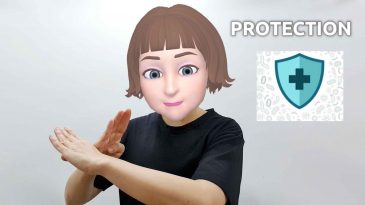 asl sign for protection