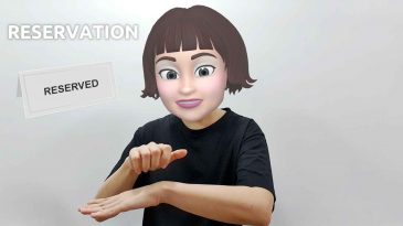 asl sign for reservation