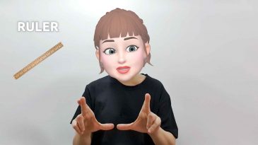 asl sign for ruler